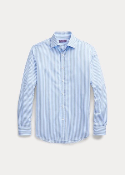 Camisa Ralph Lauren Hombre Azules - Bengal-Stripe Twill - AQCUB7318